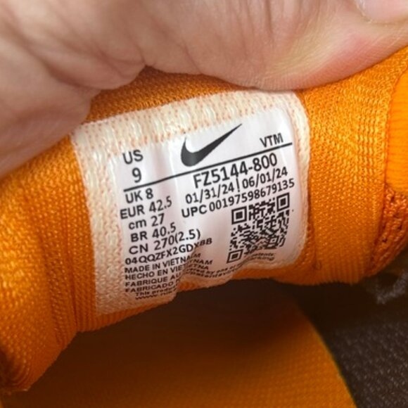 Nike Zoom Pegasus 41 Running Shoes | Tennessee Volunteers Orange | Men’s 9 - Picture 12 of 12